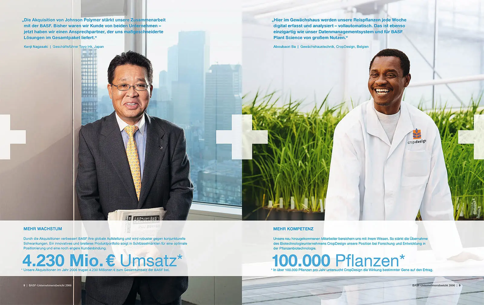 BASF Unternehmensbericht Brasilien Japan | Belgien