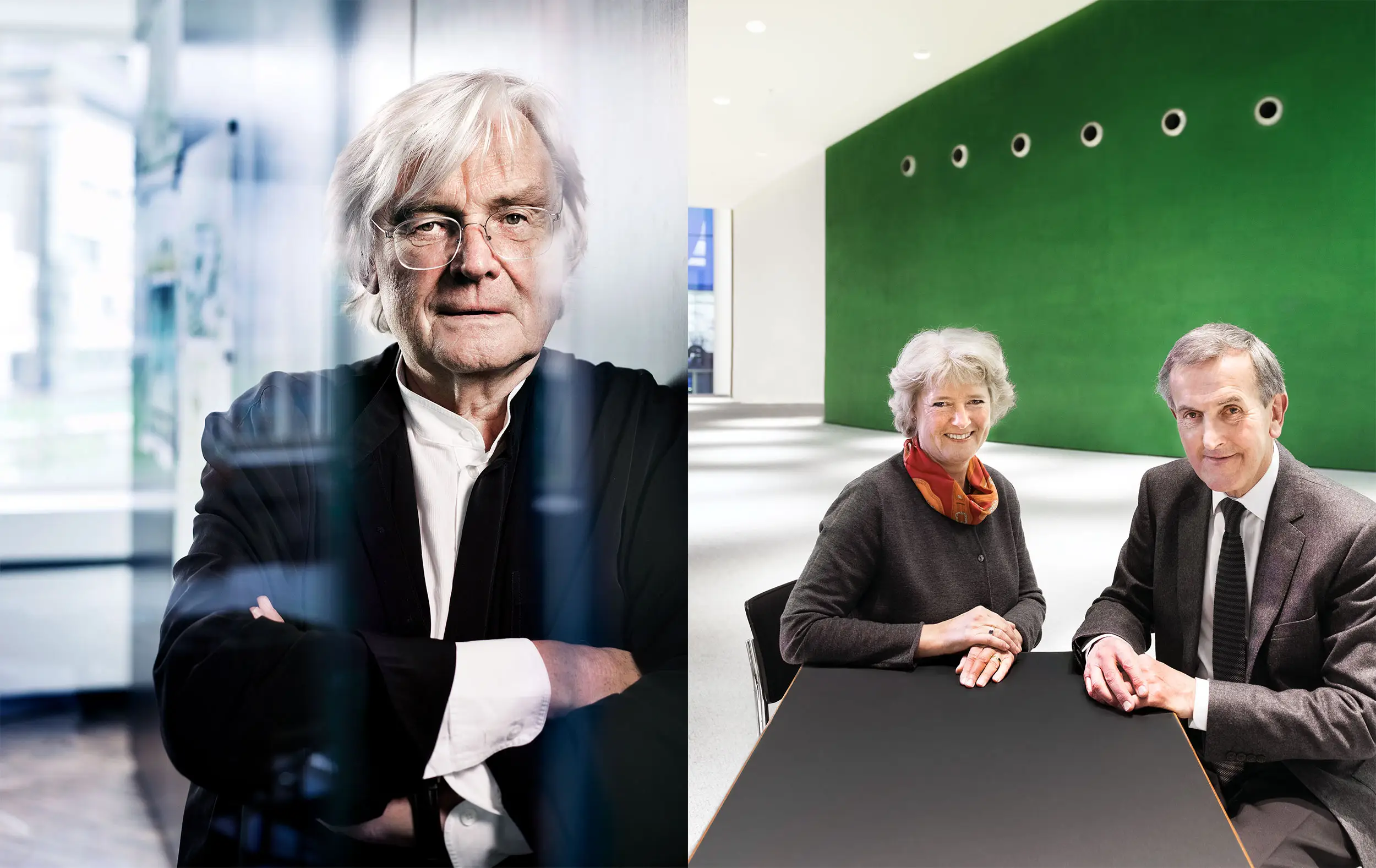 FOCUS | Meinhard v. Gerkan SPIEGEL | Monika Grütters u. Neil MacGregor