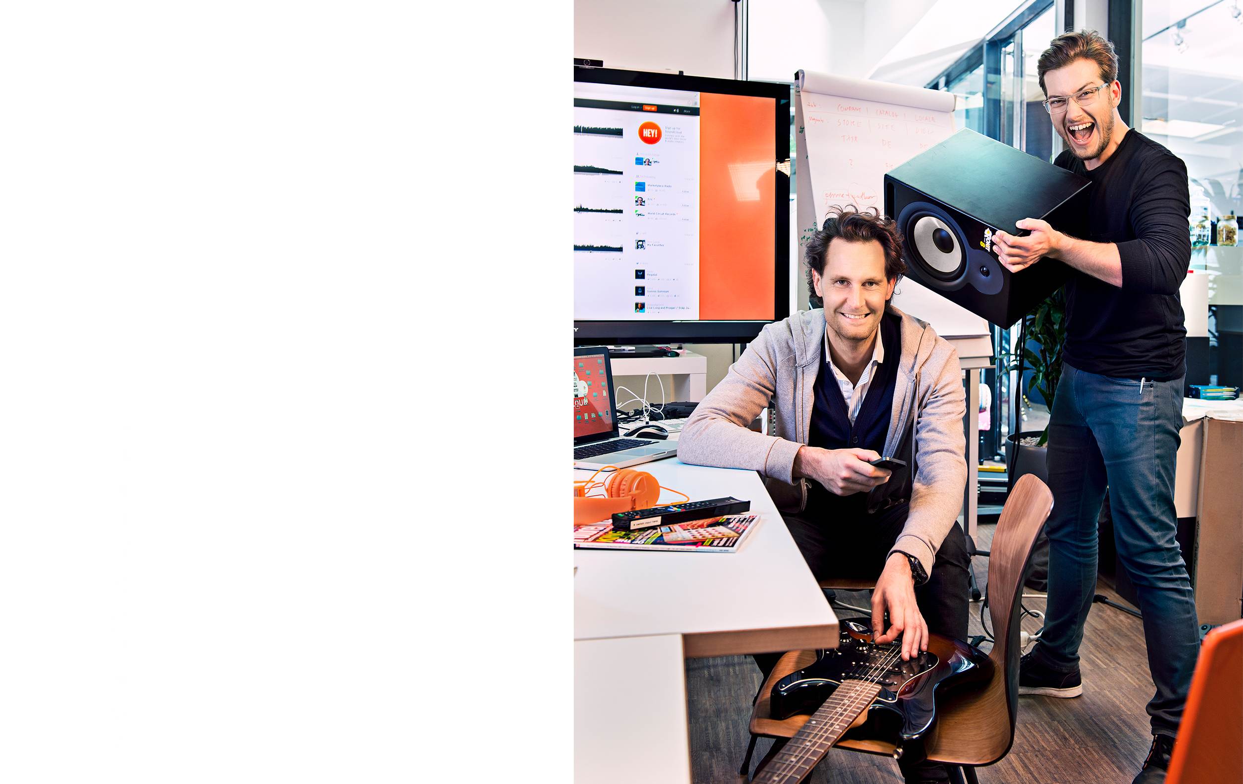 FORBES Alexander Ljung u. Eric Wahlforss | CEO & CTO  Soundcloud